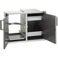 Fire Magic 33.5 in. Double Doors with Tank Tray, Louvers & Dual Drawers 53930SC-12T